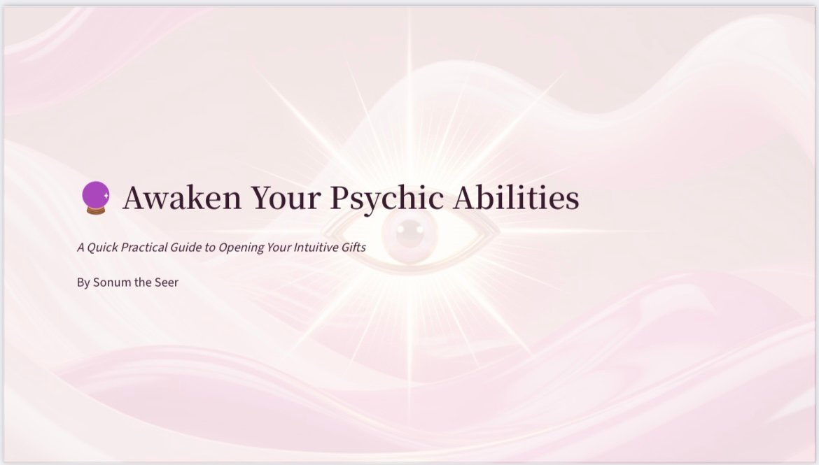 Awaken Your Psychic Abilities guide cover