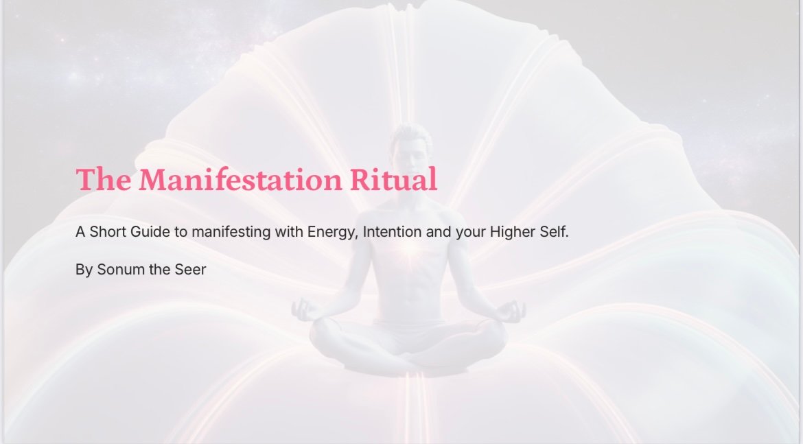 The Manifestation Ritual guide title page