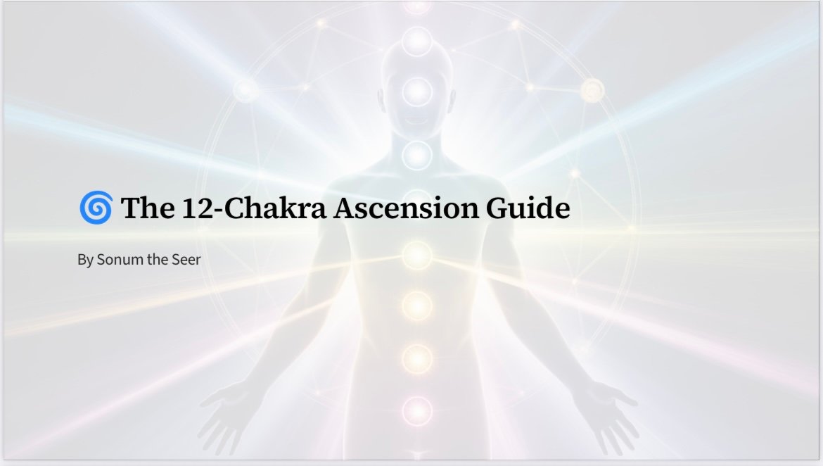 The 12 Chakras Ascension Guide cover