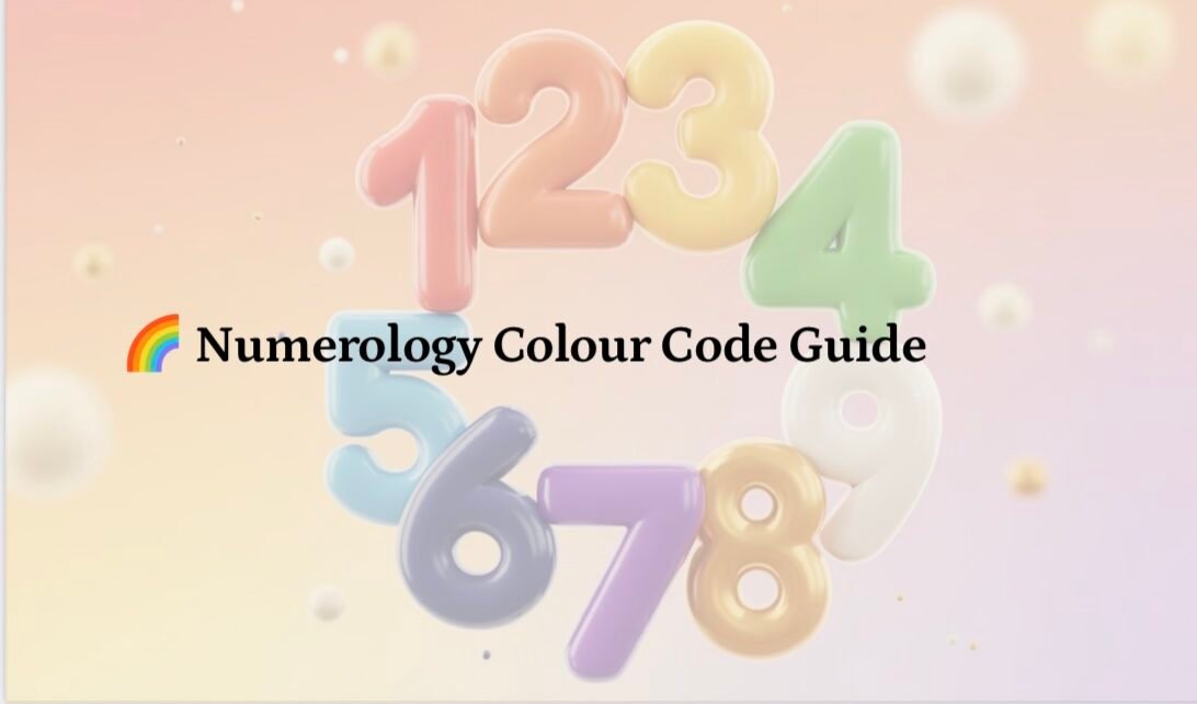 Numerology Colour Code Guide cover